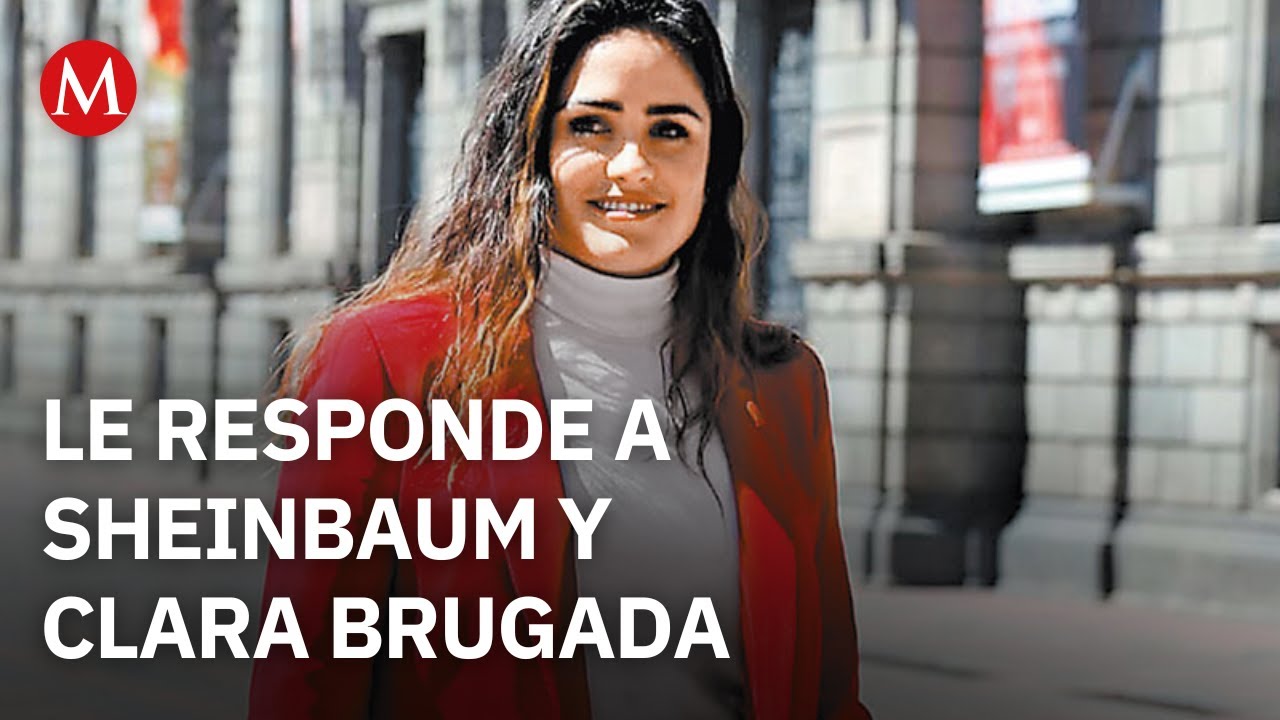 Alessandra Rojo de la Vega responde a críticas por retiro de estatuas