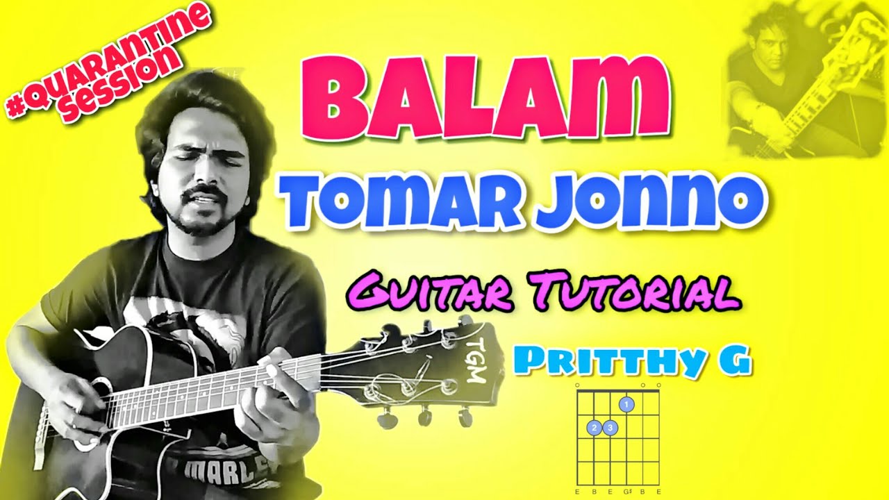 Learn to play Tomar Jonno - Balam | Easy Guitar Lessons | Acoustic Guitar Lessons || 2020