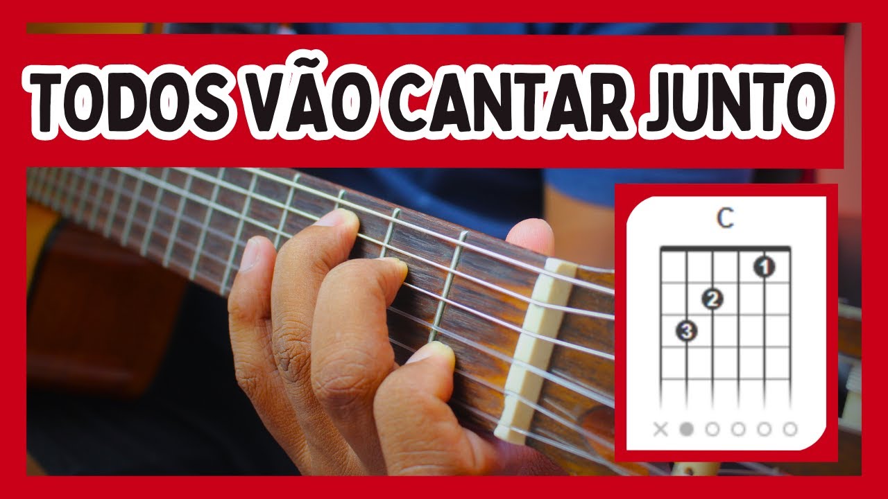 Essa canção é famosa impossível não cantar junto (aula de violão facilitada) | Profº: Paulo Sousa