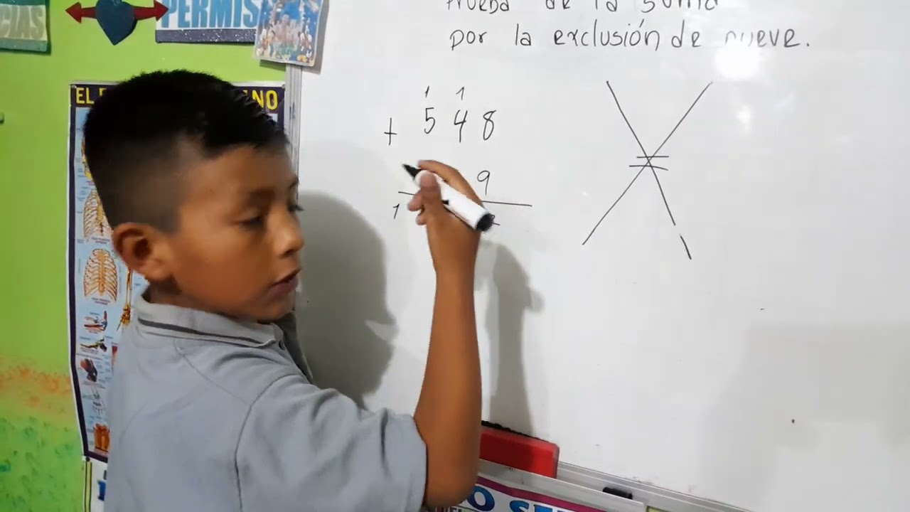 Prueba de la suma por la exclusión de nueve