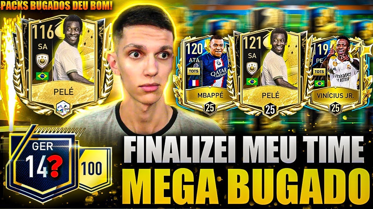 PELÉ 116 CHEGOU😱 PEGUEI O MELHOR E FINALIZEI MEU TIME MEGA BUGADO!🔥 FIFA MOBILE 23