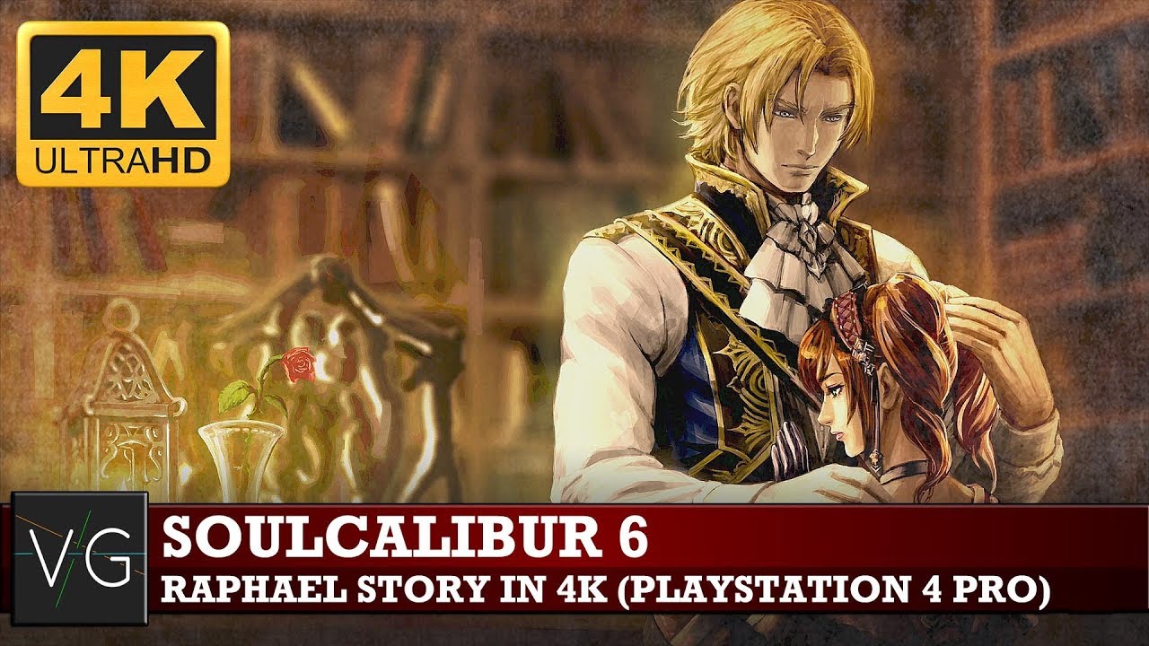 Soulcalibur 6: режим истории Рафаэля в 4K (PS4) — без комментариев.