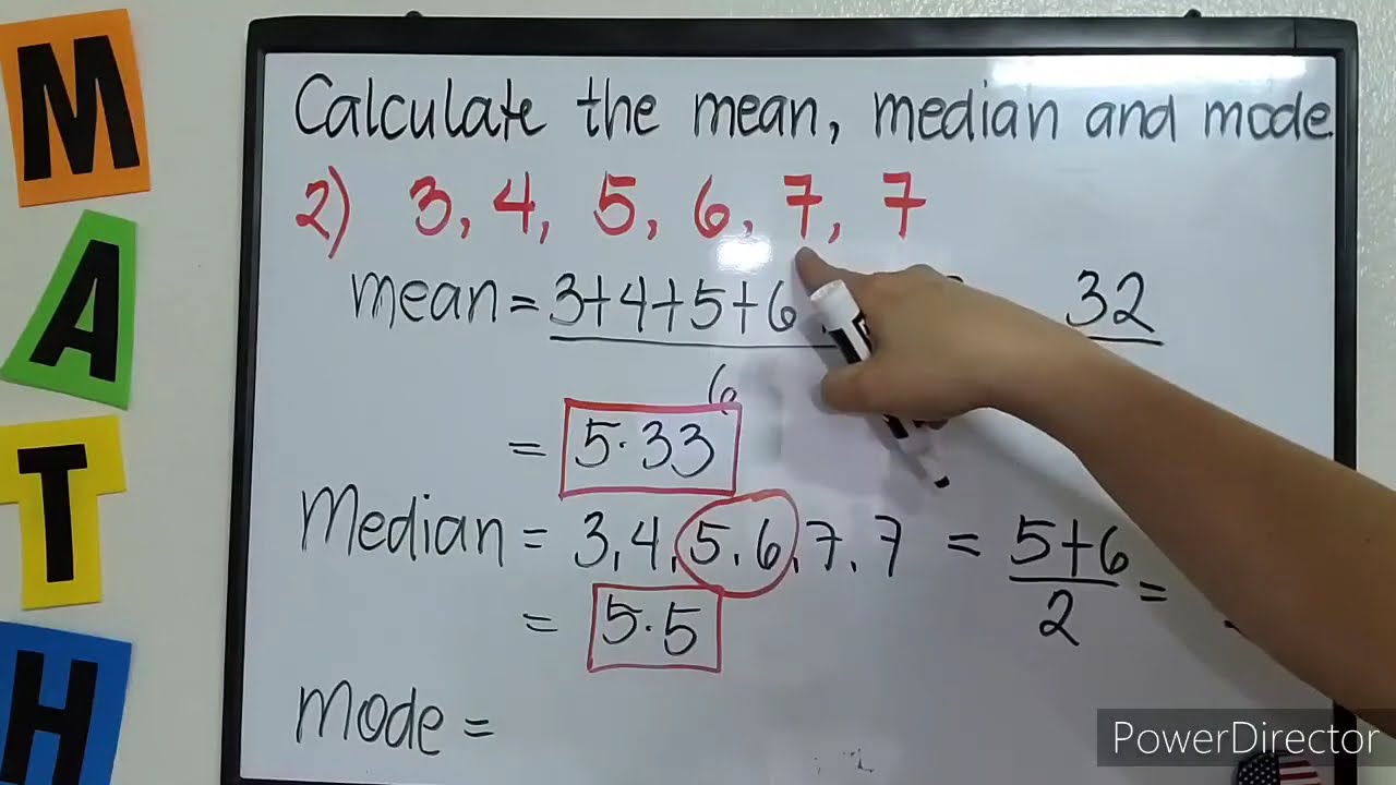 TAGALOG: Learning Task 2 - Mean, Median, Mode (Ungrouped Data) #TeacherA #MathinTagalog