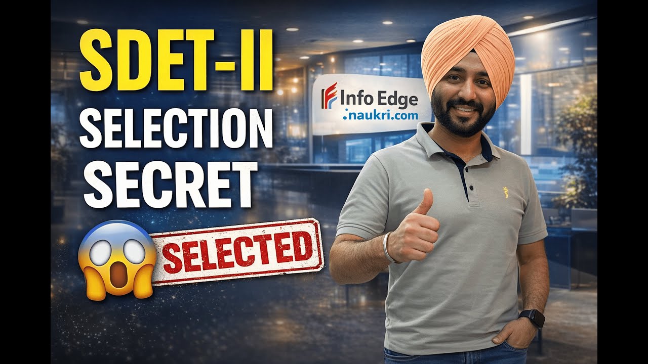 InfoEdge (Naukri) SDET-II Selection Journey 😱 || Selection Ka Real Formula