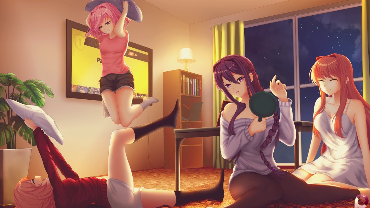 The Girls Have A Sleepover!- A DDLC Fan Mod