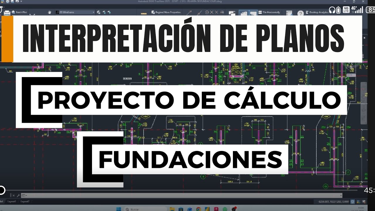 Interpretación de planos | Cálculo | Fundaciones | Paso a paso