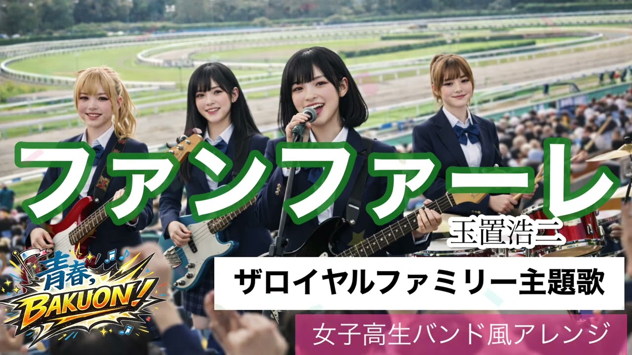 『ファンファーレ』女子高生風バンドアレンジ🎸ザロイヤルファミリー主題歌　玉置浩二