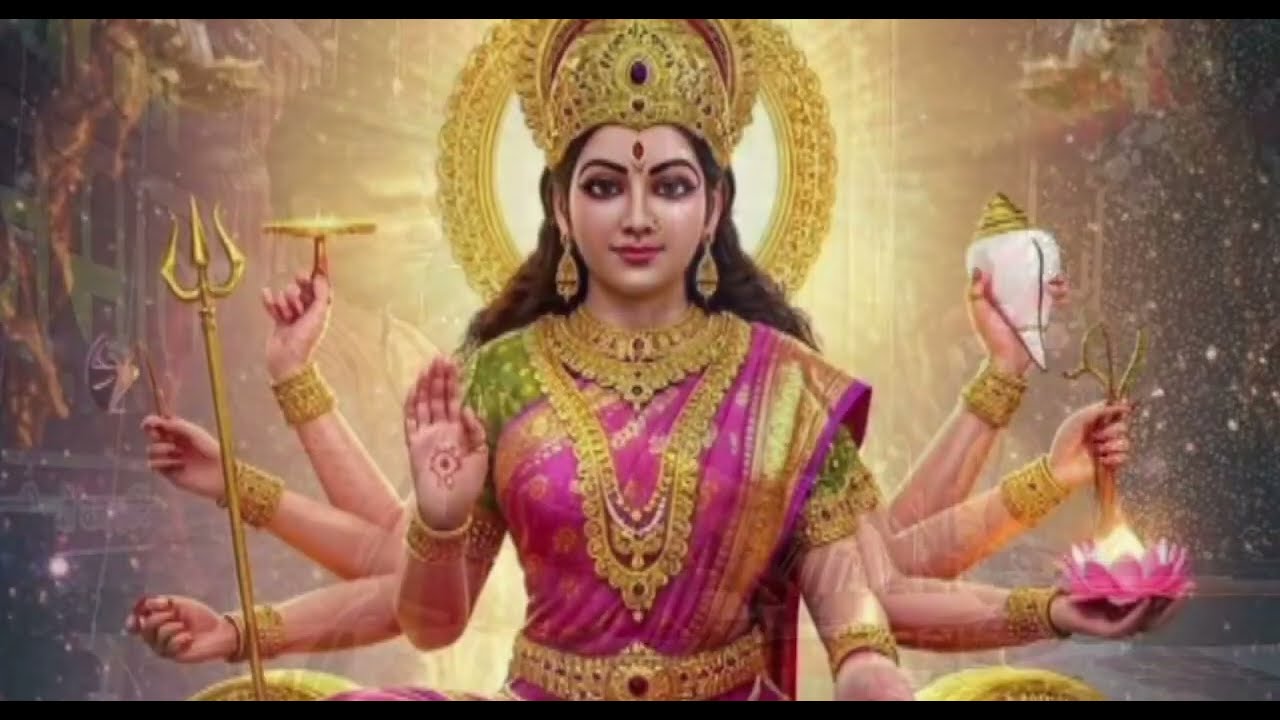 सिंह पर एक कमल राजत //बहुत ही सुन्दर माता जी की स्तुति गायक -विवेक तिवारी शास्त्री जी #mata #bhajan 
