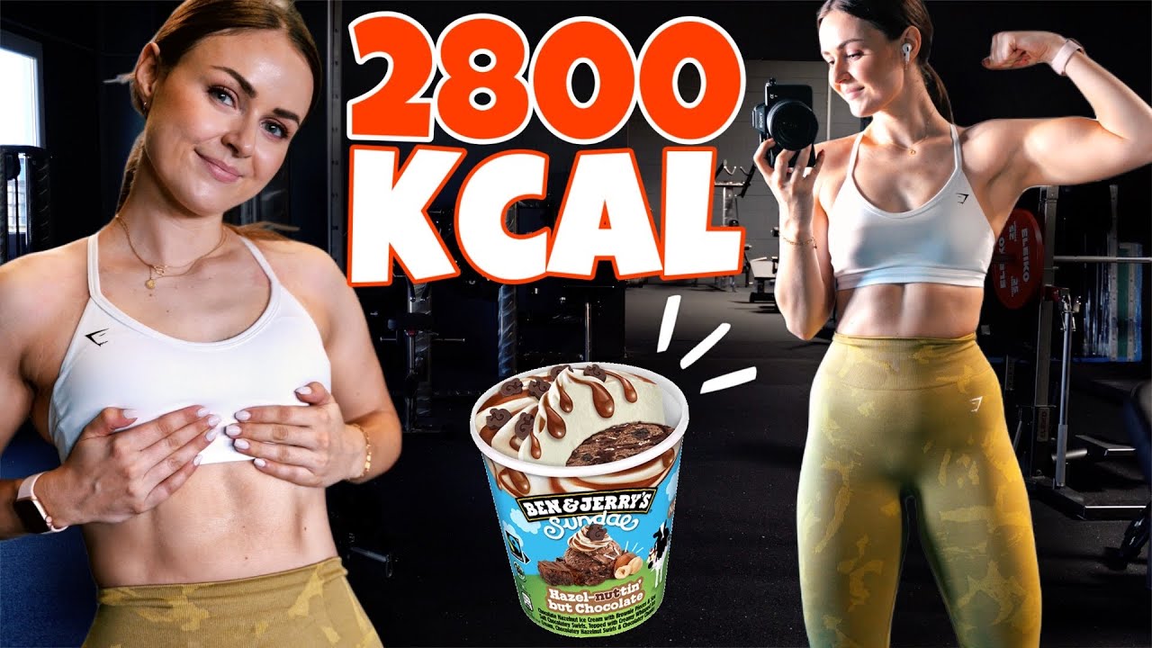 2800 Kalorien als Frau?👀 Das esse ich zum Muskeln aufbauen💪🏼 Train&Eat #2