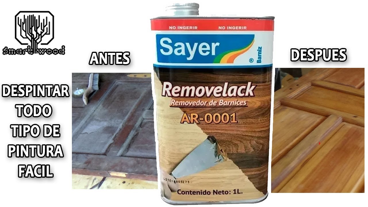 Como despintar un mueble o puerta  REMOVELACK de Sayerlack