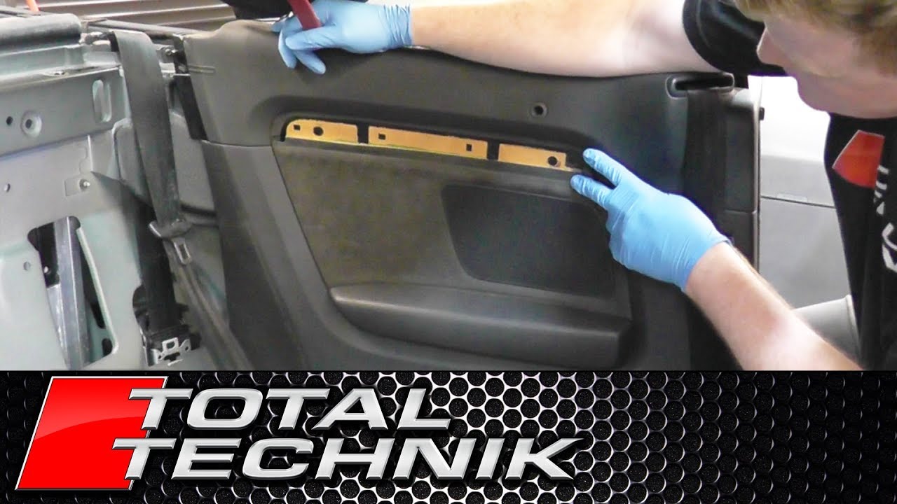 How to Remove Rear Side Panel (aka Door Card)  - CABRIOLET - Audi A4 S4 RS4 - B6 B7 - 2001-2008