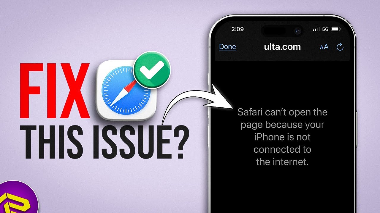 Safari не может открыть страницу на iPhone? Как быстро исправить ошибку &laquo;Нет подключения к интерн...