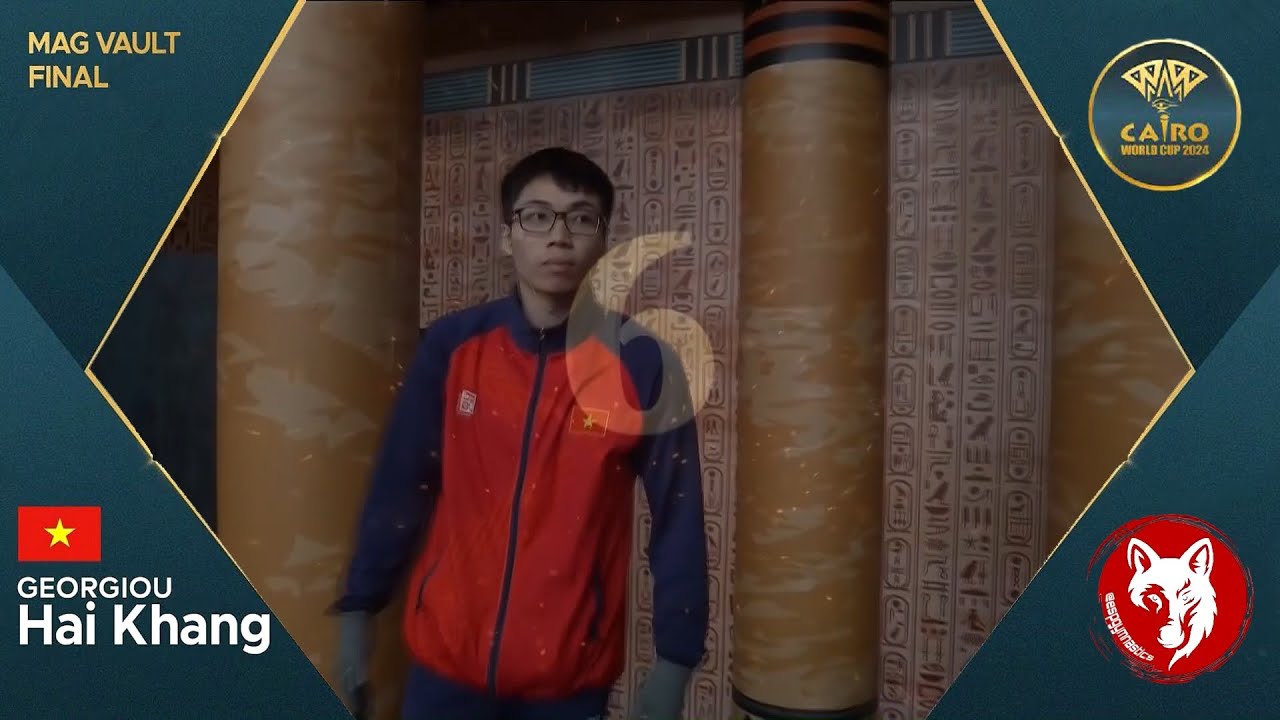 FIG Apparatus World Cup 2024 - Cairo (EGY) - Qualifying OG - 6th VT Final  TRINH Hai Khang (VIE)