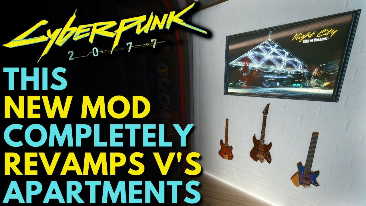Cyberpunk 2077 - This Awesome Mod Completely Transforms V’s Apartments! | Apartments Enhanced