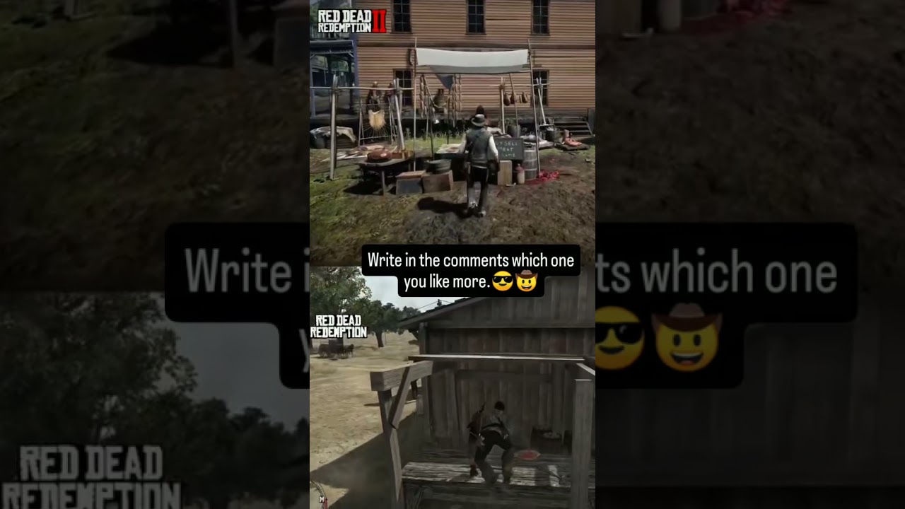 RDR2 🤠 VS RDR1 😌#rdr2 #rdr