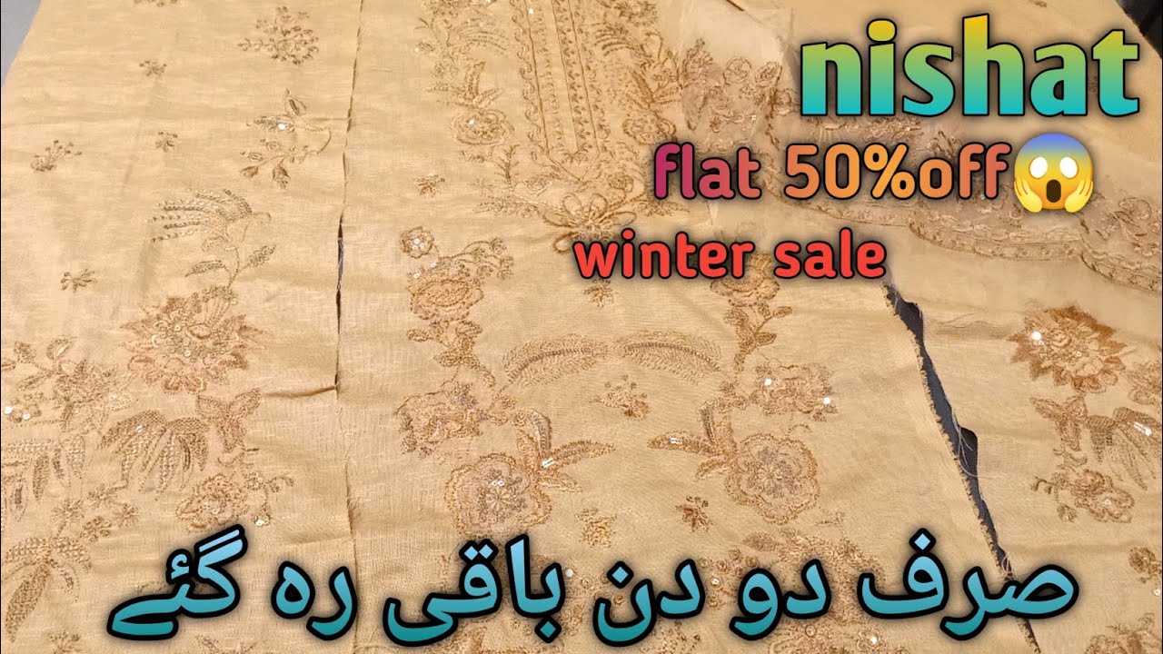 Nishat winter sale flat 50%off 2026 || nishat season end sale 😍💝💥💖