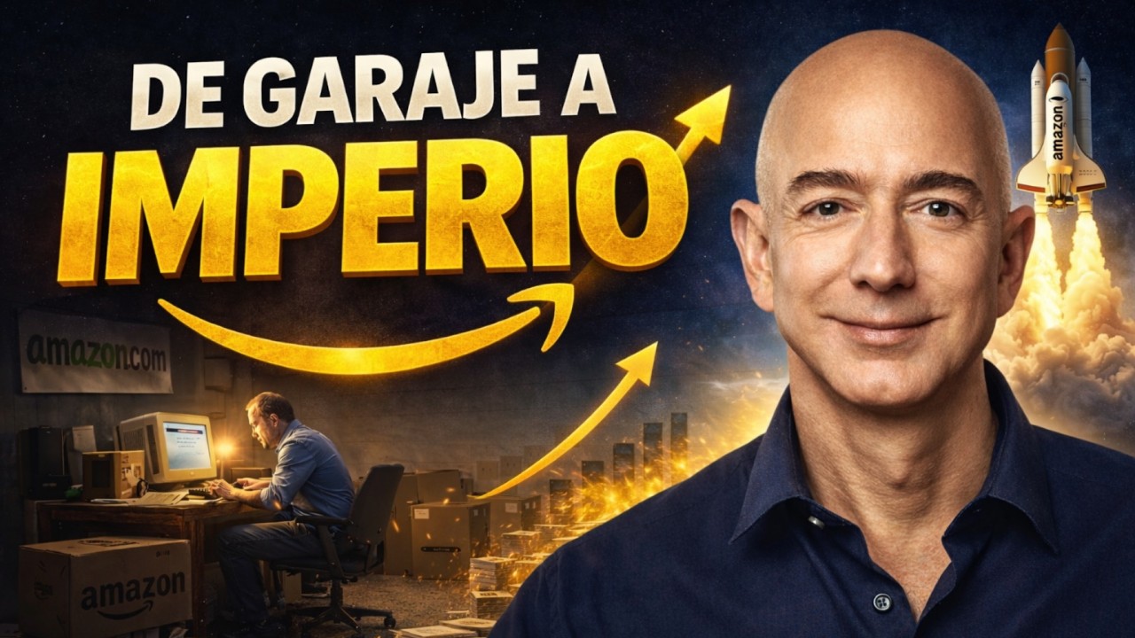 RENUNCIÓ A SU TRABAJO PERFECTO Y CONSTRUYÓ UN IMPERIO DESDE SU GARAJE | La historia de Jeff Bezos