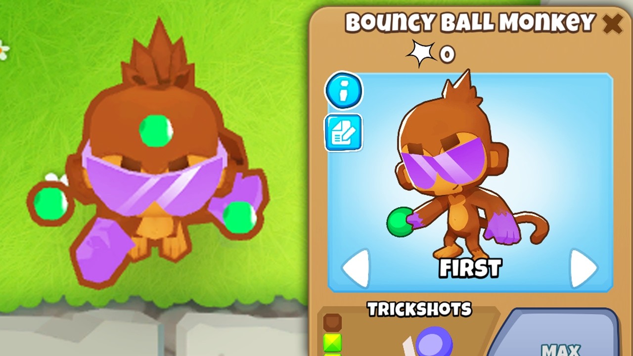 The BOUNCY BALL Monkey in Bloons TD 6!