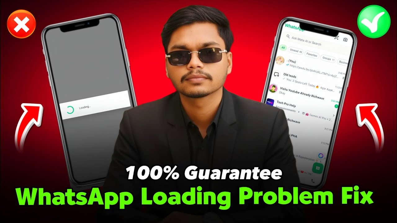 WhatsApp Loading Problem Solve | How to Fix WhatsApp Loading Problem 2025