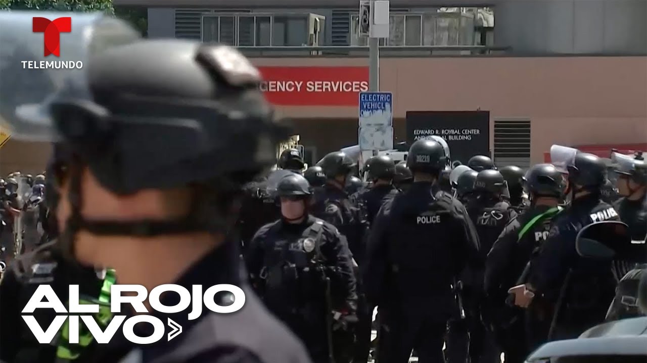 Marines y Guardia Nacional ocupan el centro de Los Ángeles en el quinto día de protestas