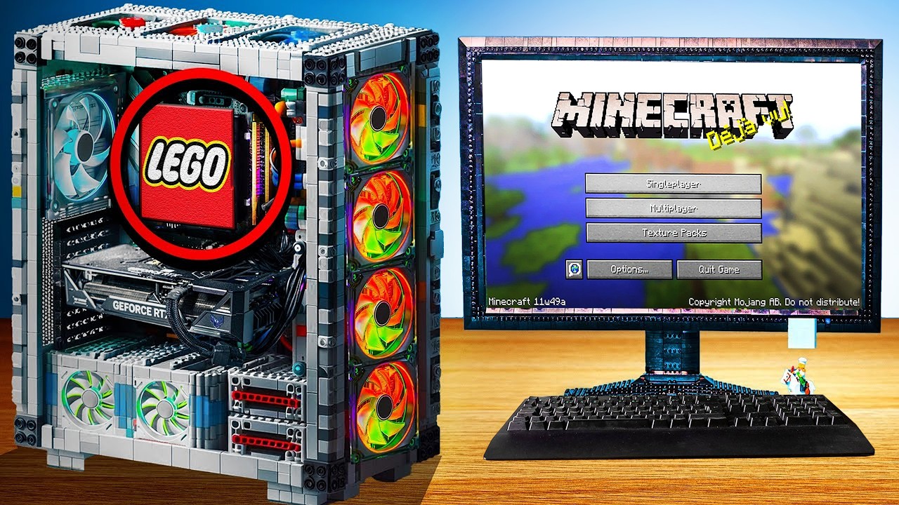 Я собрал игровой ПК полностью из LEGO