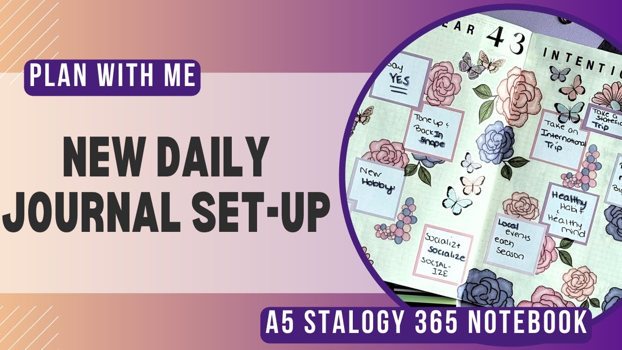 New Daily Journal Setup | Stalogy A5 Notebook