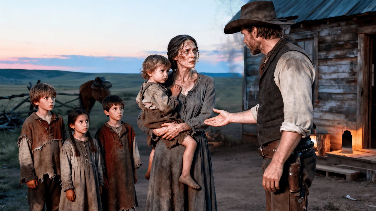 Starving Widow Said, “Take My Children,” Poor Cowboy Answered, “I’ll Take You Too”