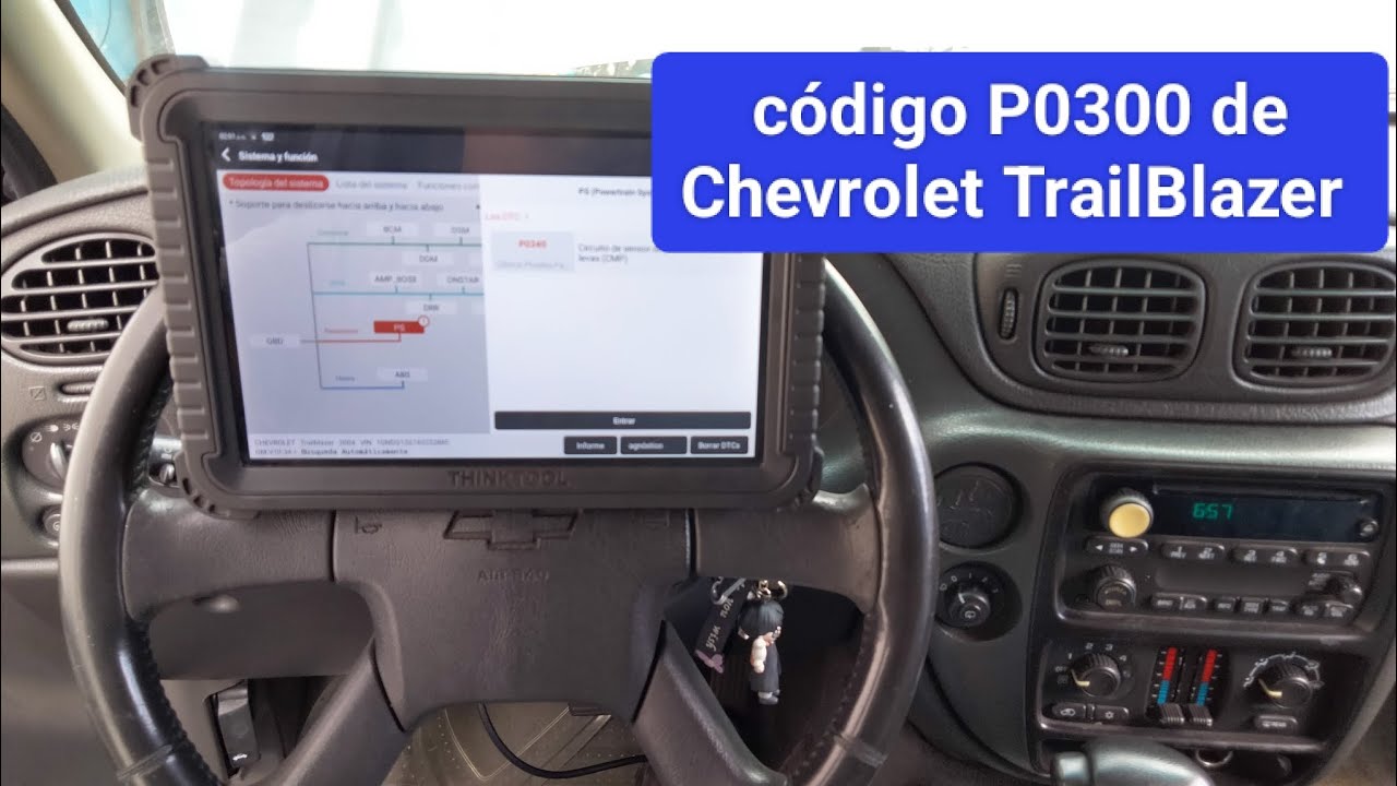 inestabilidad en motor// agua en el motor (fallo de un cilindro)de Chevrolet TrailBlazer 2004//