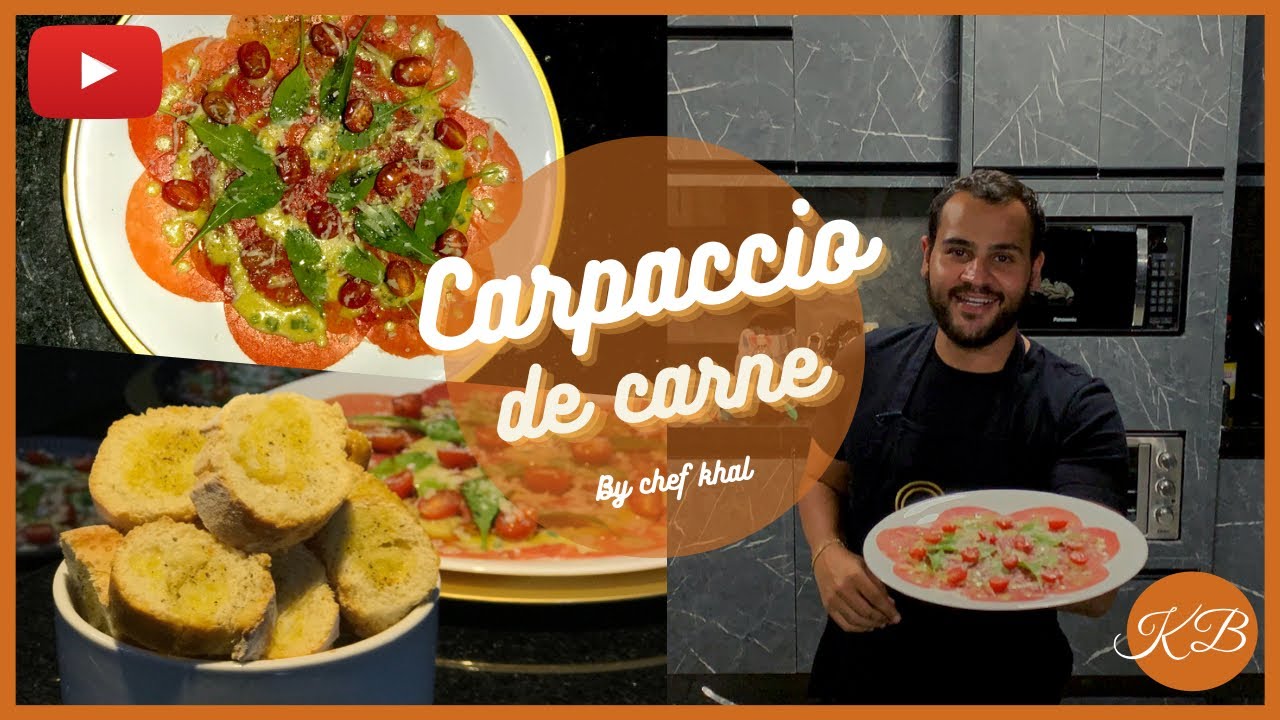 O famoso Carpaccio de carne | by chef khal