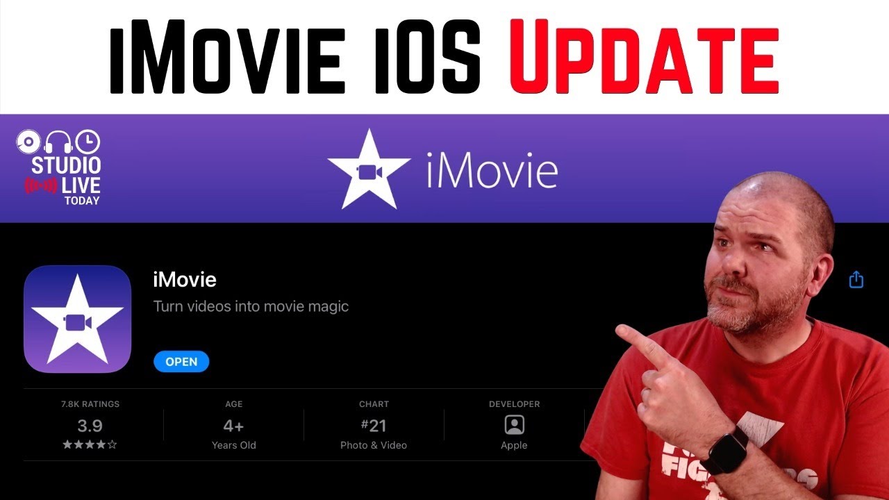 iMovie Update for iPad/iPhone | First Look (Live)