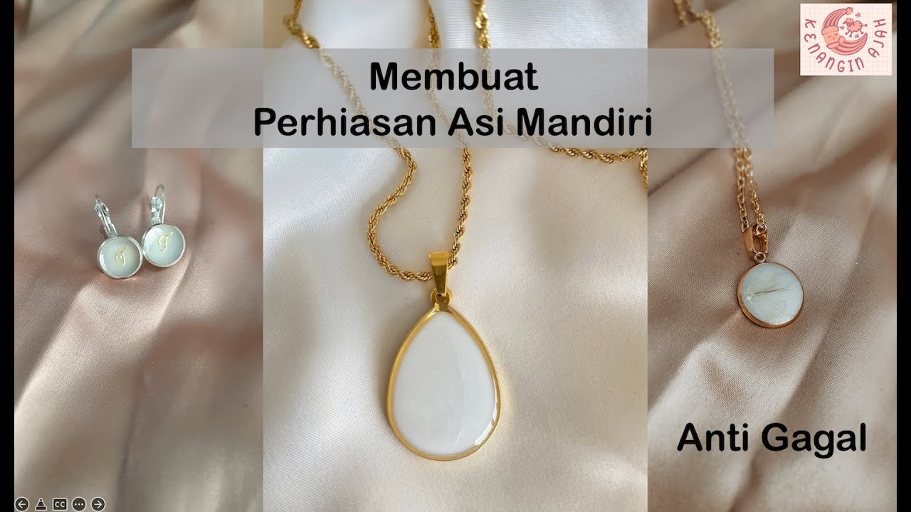 Cara Membuat Perhiasan Asi Mandiri - DIY Breastmilk Jewelery