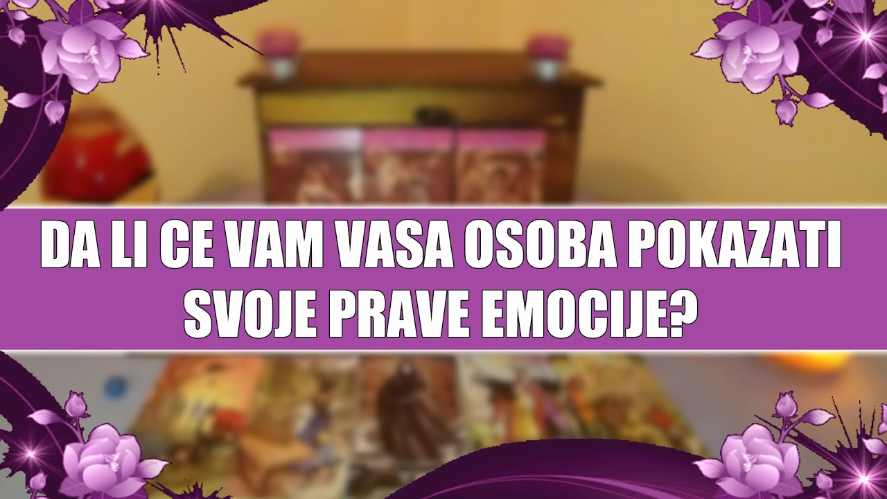 Da li ce vam vasa osoba pokazati svoje prave emocije? 💞❣️💕 @moonlighttarot86 🔮️🧿