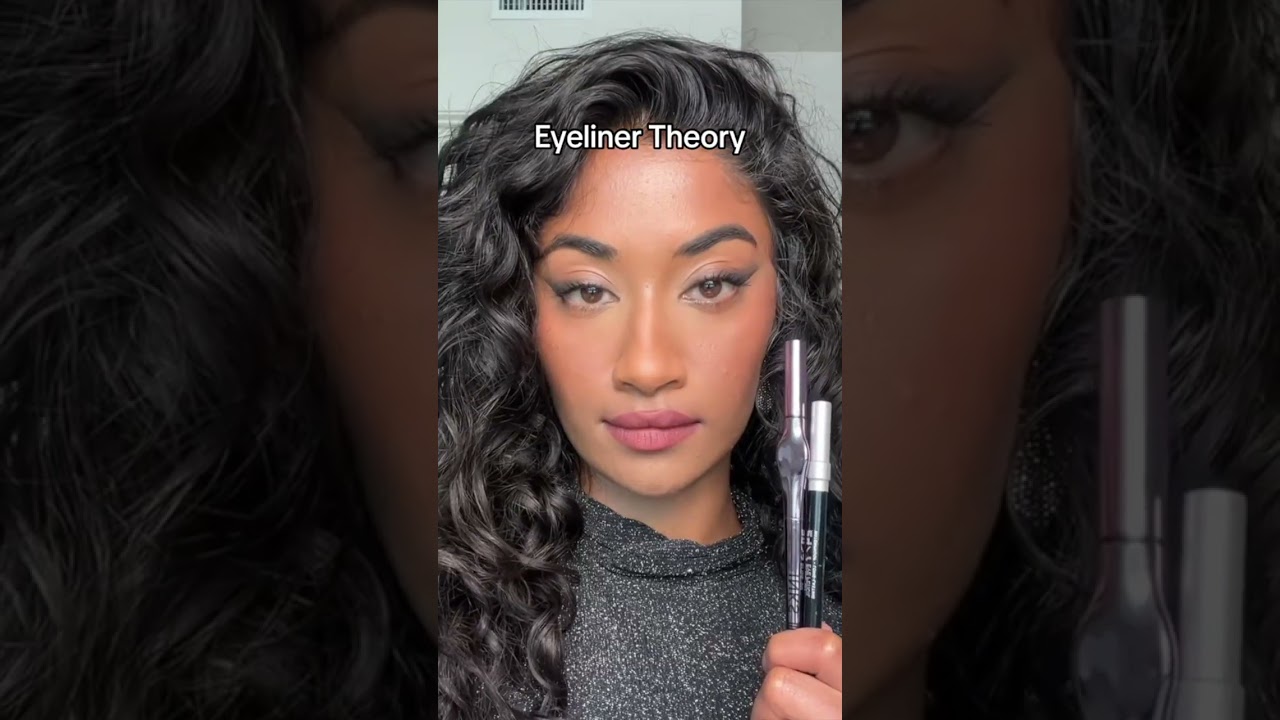 Eyeliner theory: 24/7 Inks edition 🖌️ w/ Tiktok creator Monica #urbandecay #UD247 #eyeliner
