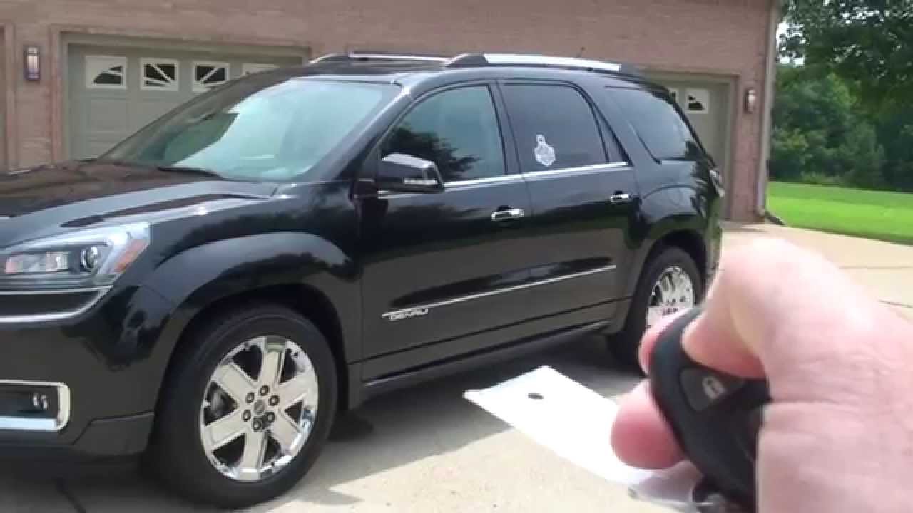 HD VIDEO 2013 GMC ACADIA DENALI CARBON BLACK USED FOR SALE SEE WWW SUNSETMOTORS COM