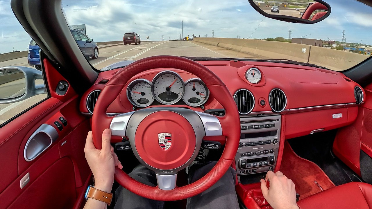 2008 Porsche Boxster RS60 Spyder - Screaming 3.4L Flat 6 Morning Commute