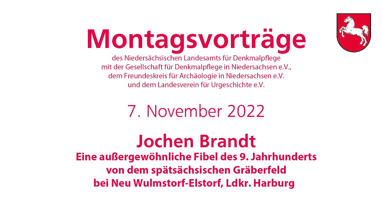 Eine au&szlig;ergew&ouml;hnliche Fibel aus dem 9. Jh. vom sp&auml;ts&auml;chsischen Gr&auml;berfeld bei Neu Wulmstorf-Elstorf