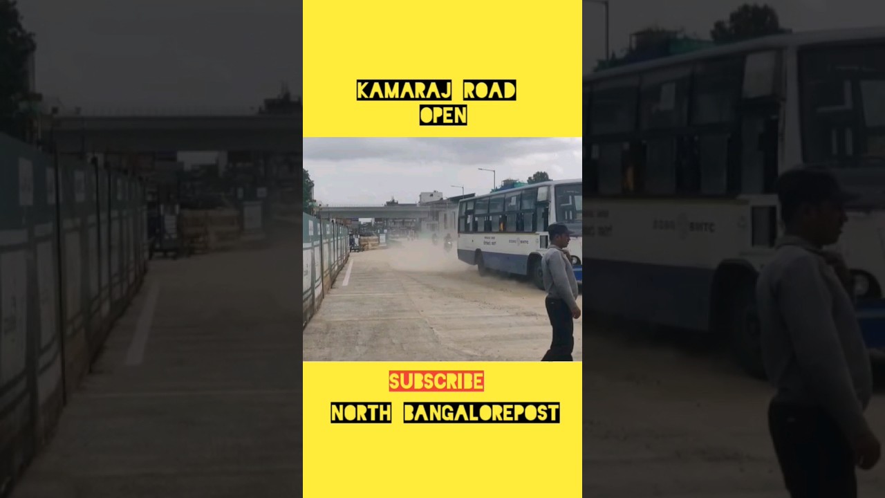 After 4 long years, Kamaraj Road finally opened for one-way traffic!🚗 