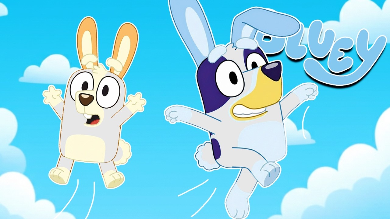 BLUEY y BINGO se CONVIERTEN en CONEJOS pero SALE MAL | Las Aventuras de BLUEY en ROBLOX!