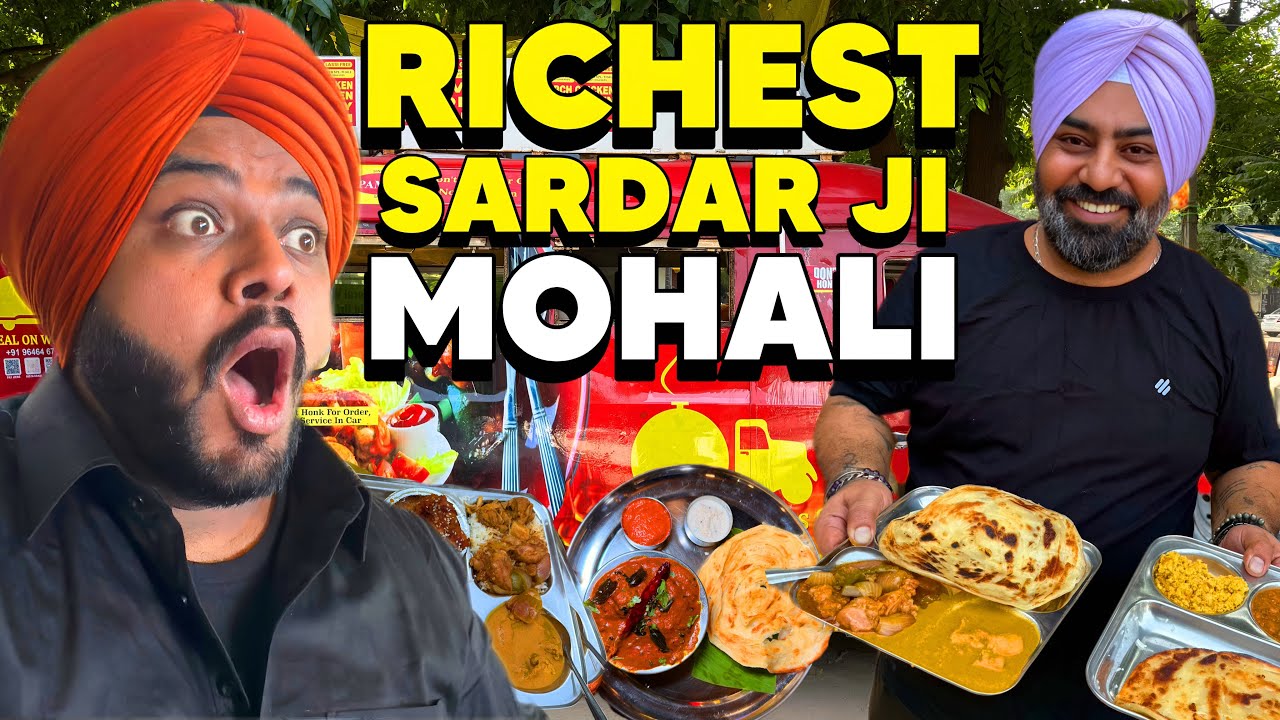 Richest 🤑 Street Food Wale Sardar ji 👳 In Mohali | Street Food Mohali | Street Food India 🇮🇳 