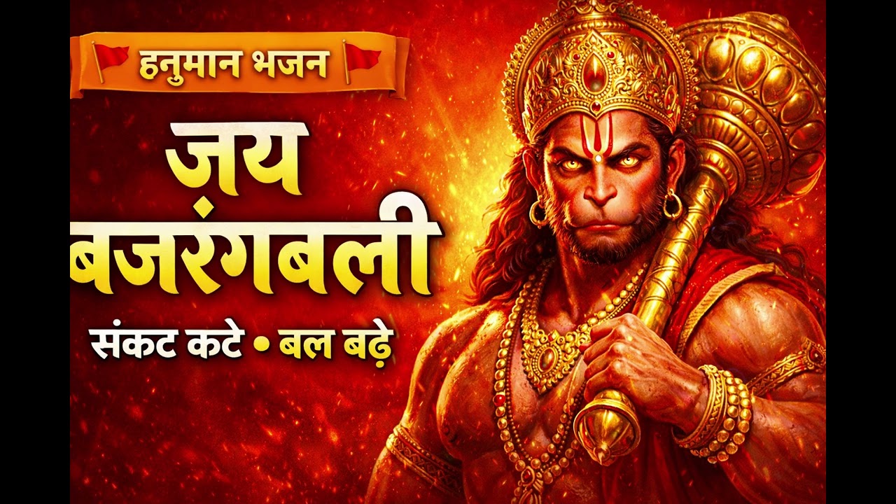 जय बजरंगबली | संकट कटे, बल बढ़े | शक्तिशाली हनुमान भजन