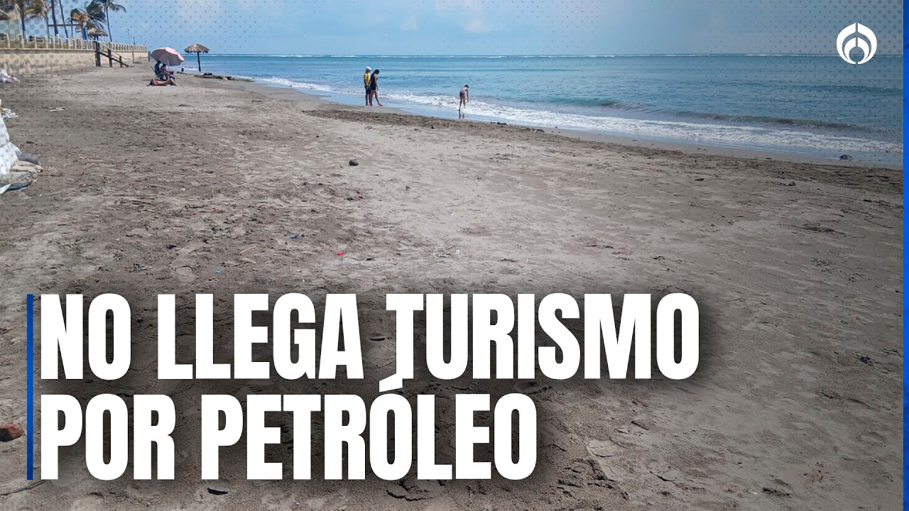Derrame de petr&oacute;leo &lsquo;ensucia&rsquo; Semana Santa en Veracruz y deja vac&iacute;as las playas