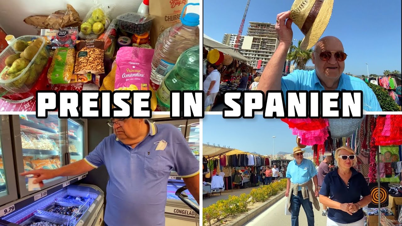 Spanien Calpe / Markt / LiDL Preise