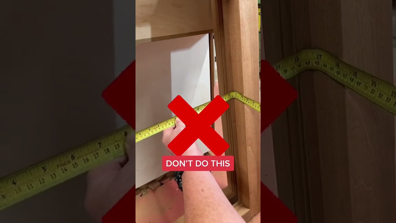 How to take accurate internal measurements for glass