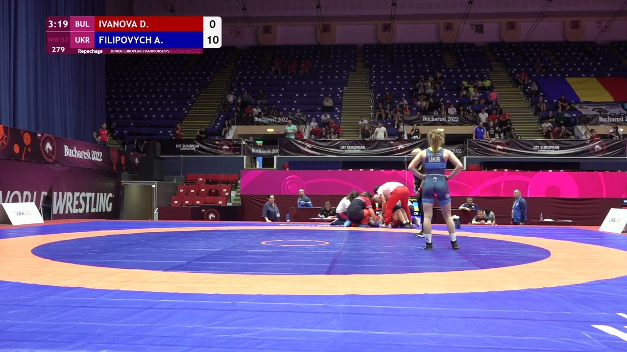 Repechage WW - 57 kg: D. IVANOVA (BUL) v. A. FILIPOVYCH (UKR)