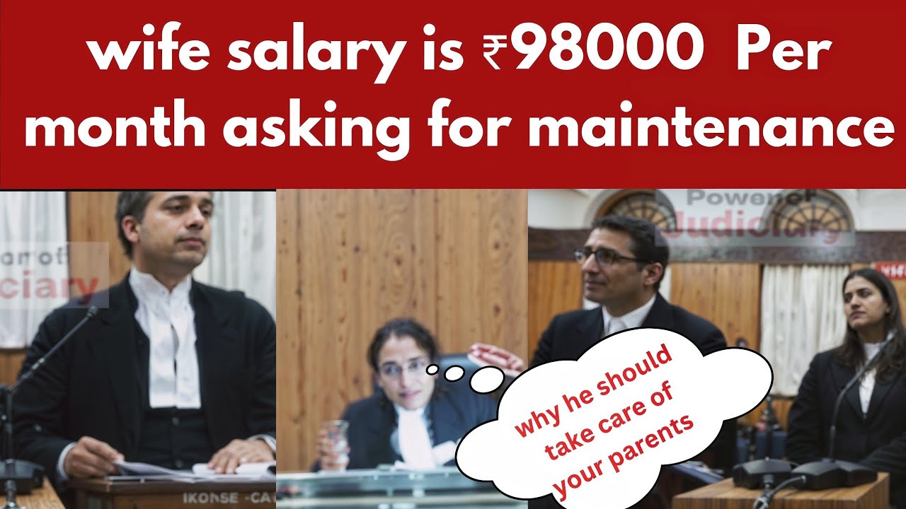 wife salary 98000 per month asking for maintenance |Husband wife case| karnataka high court|