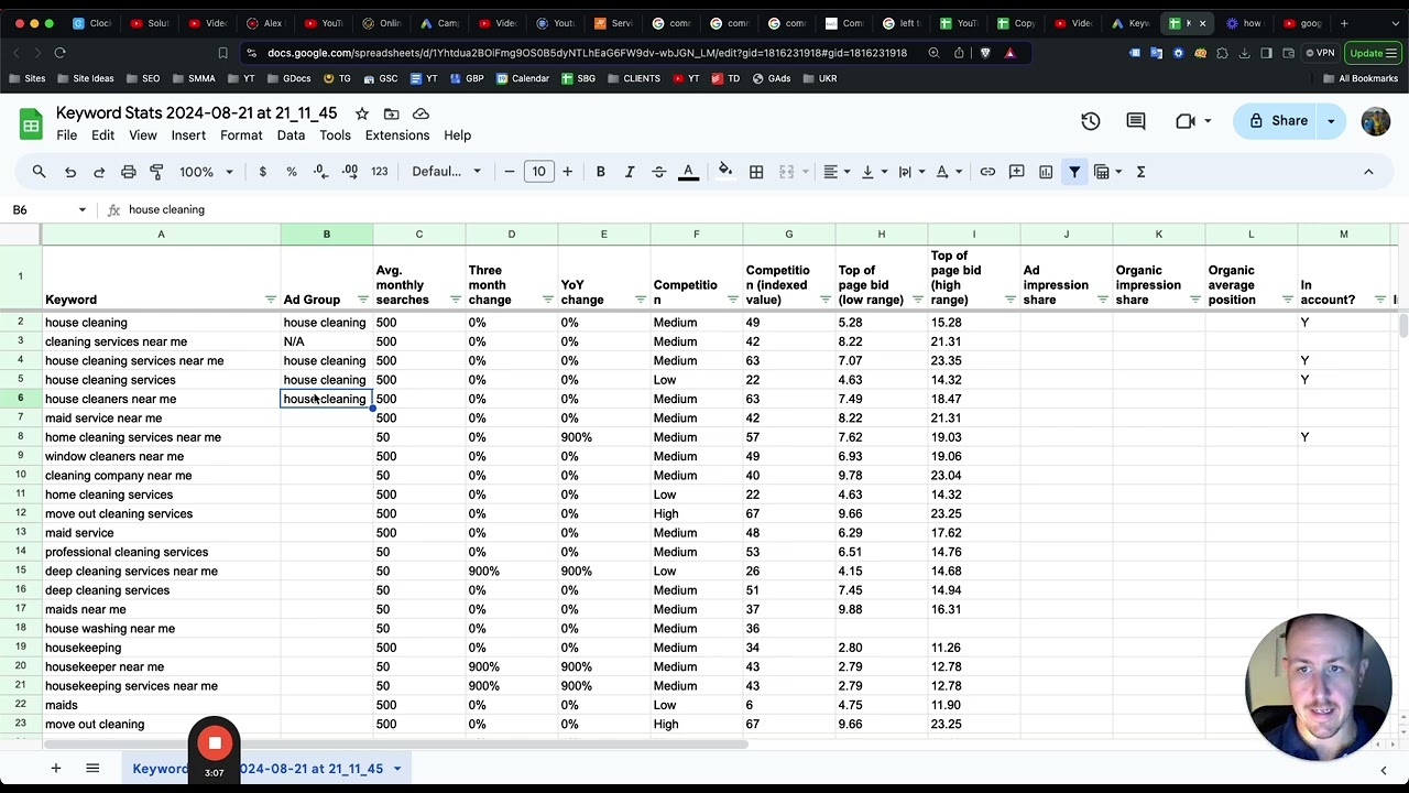 Google Ads Keyword Research For Your House Cleaning Business Ads (Find the Best Keywords)