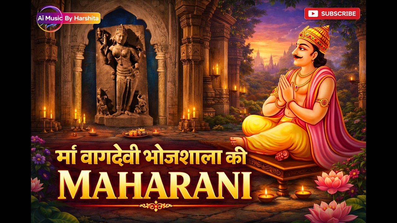 Maa Vagdevi bhajan |Dhar Bhojsala| 🚩जय माँ वाग्देवी 🚩 जय श्री राम 🚩| Ai Music By Harshita|