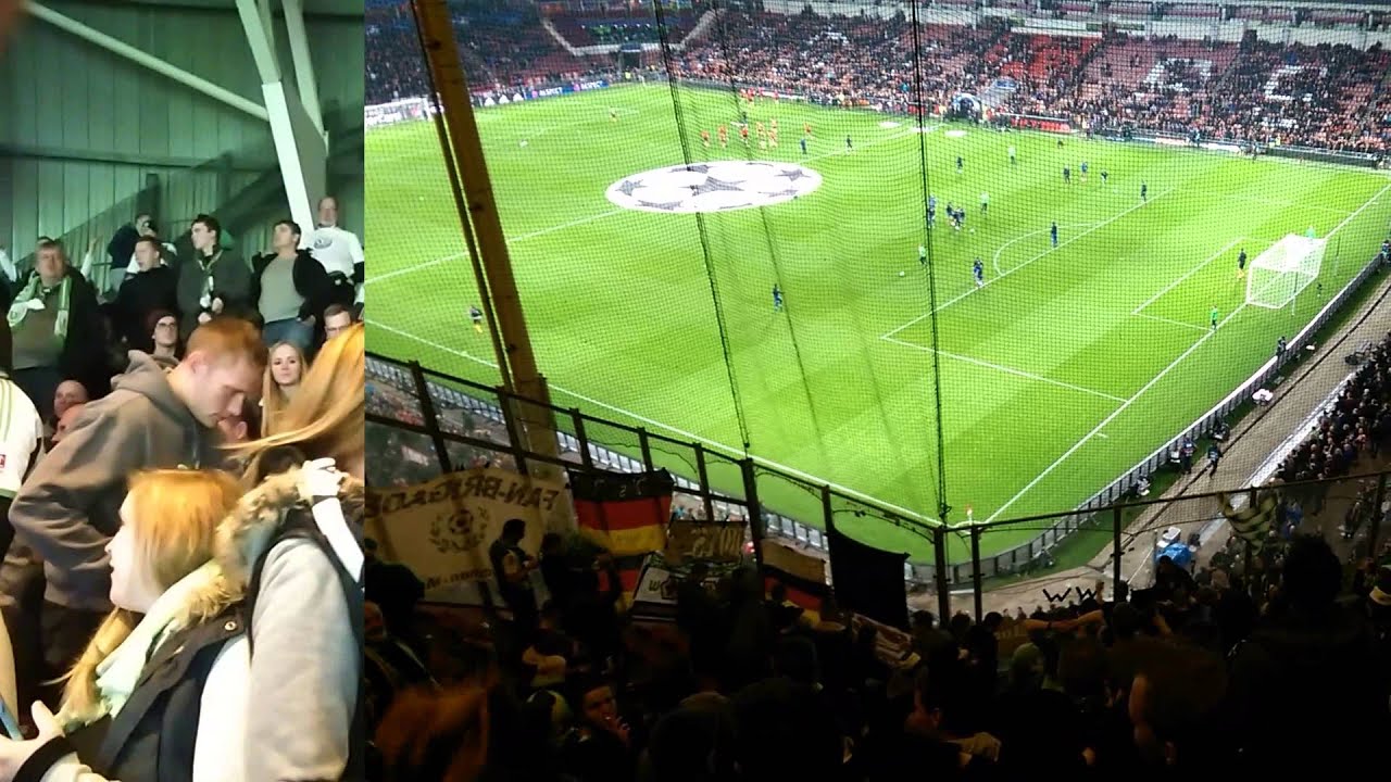 PSV Eindhoven - VFL Wolfsburg 2:0 Fans Auswärts