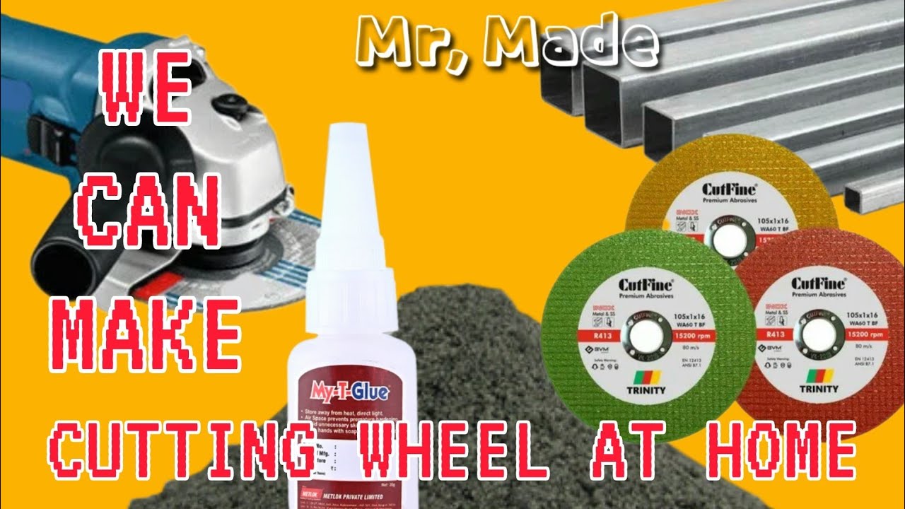 V15/Make cutting wheel using Super Glue and sand