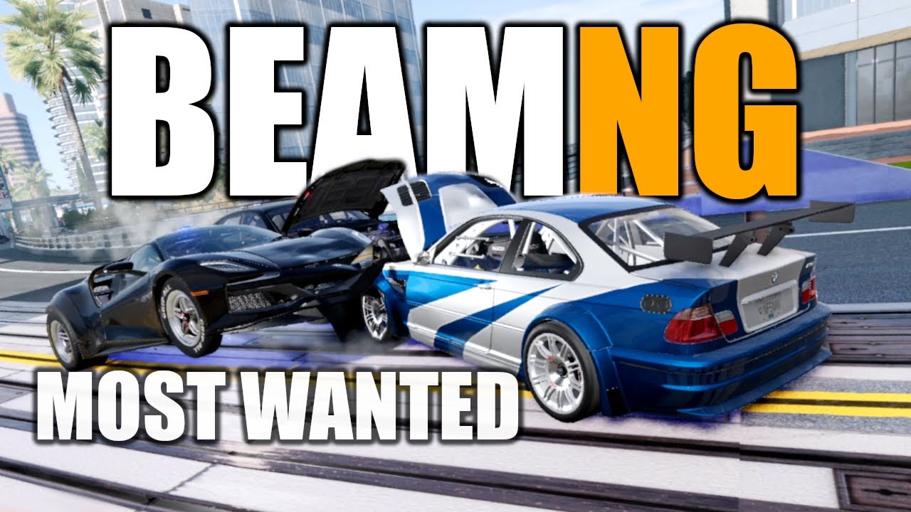 BEAMNG DRIVE MOST WANTED: Mod Inseguimenti